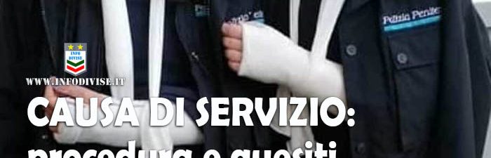 Causa di servizio polizia