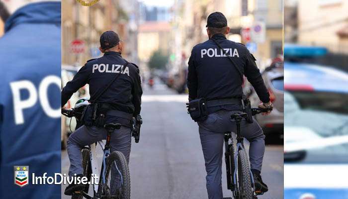 poliziotto ciclista