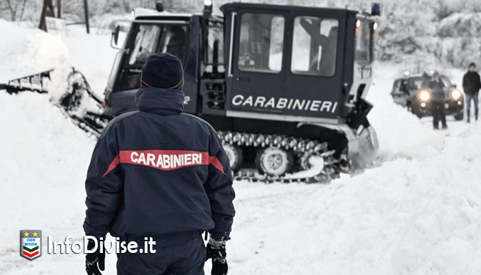 carabiniere travolto da valanga