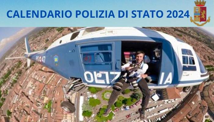 Calendario polizia di stato 2024