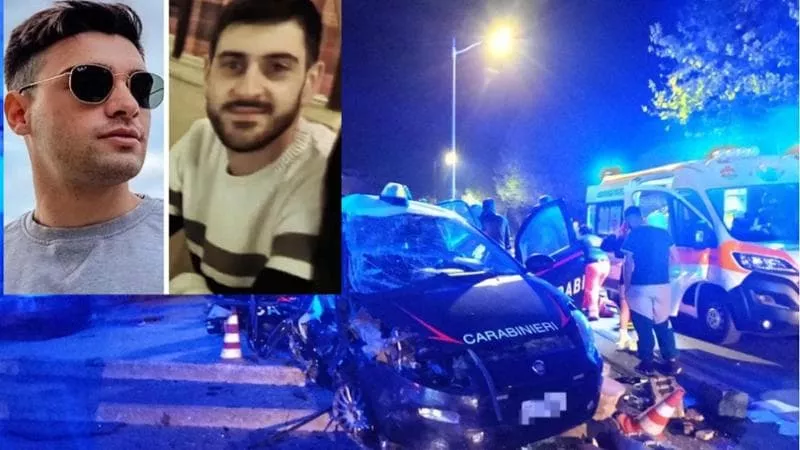 Carabinieri morti incidente campagna