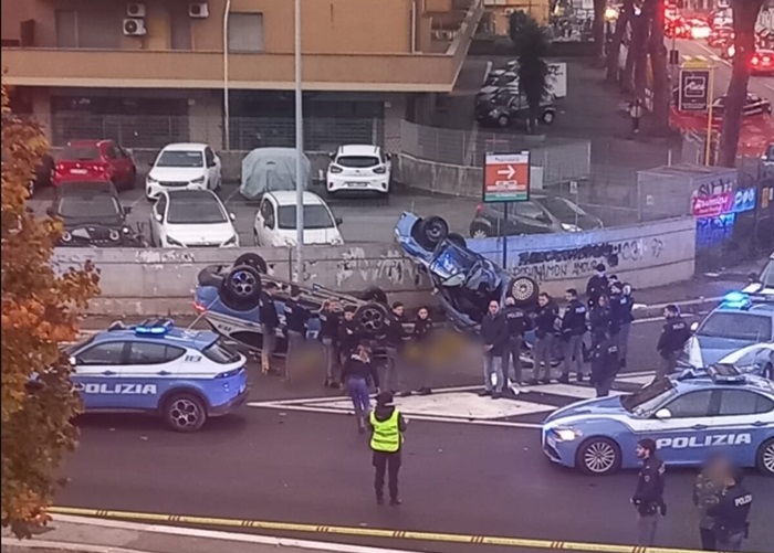 incidente muore poliziotto a Roma