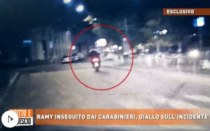 Inseguimento telecamera gazzella Carabinieri