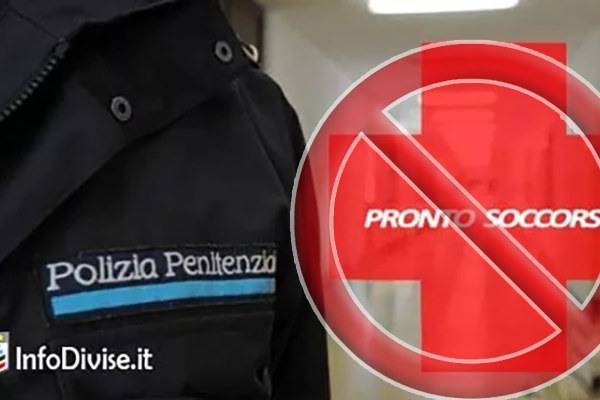 Polizia Penitenziaria messa alla porta da medico e infermieri