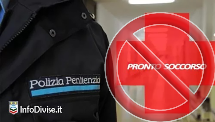 Polizia Penitenziaria messa alla porta da medico e infermieri